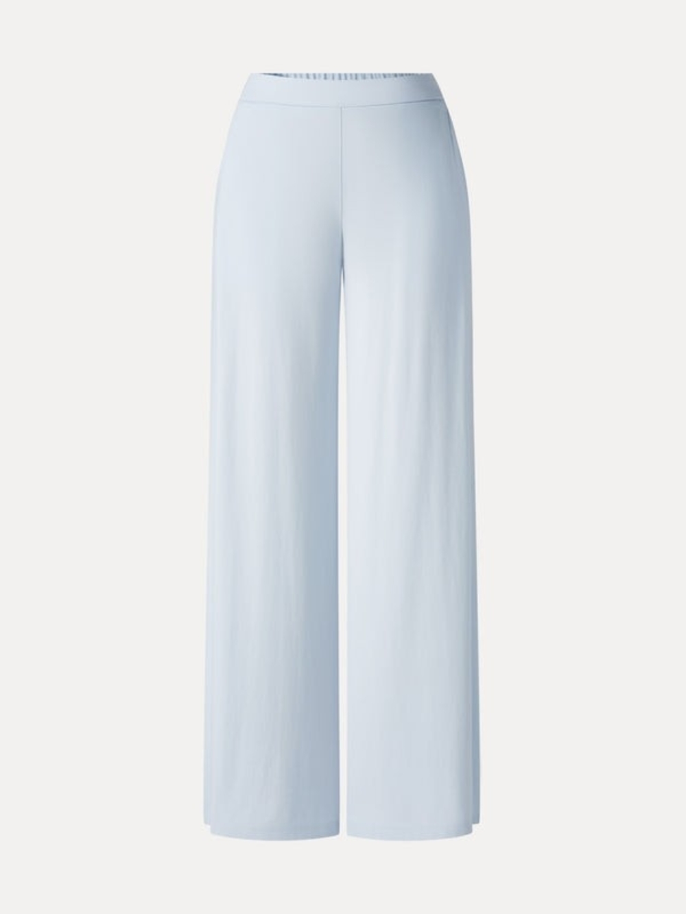 OGL NWOT Ponte Mid Rise Wide Leg Pants with Pockets In Blue Air